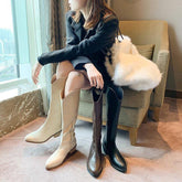 Wedges Long Boots Lady Riding Cowboy Boots Autumn-BS01026-Veeddydropshipping